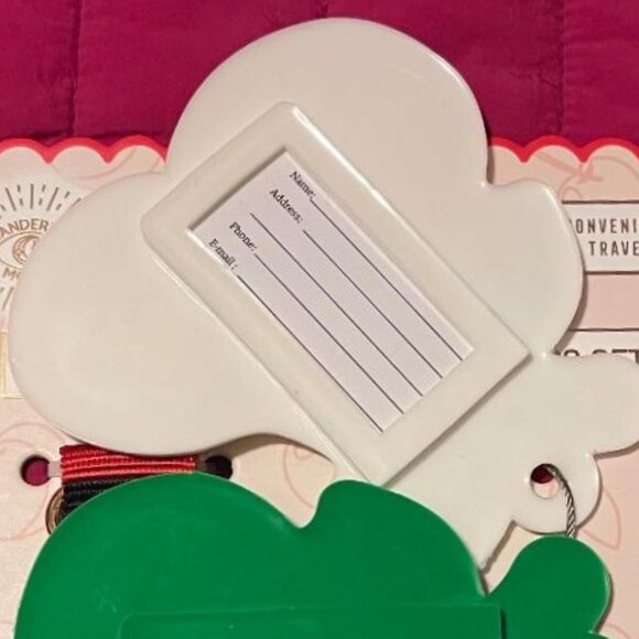 BRAND NEW ~ CHERRY / CHERRIES / TRAVEL / TRAVELING BAG TAGS & WRISTLET STRAP SET - Picture 6 of 11